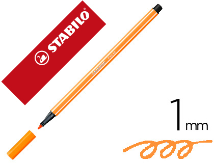 Rotulador acuarelable Stabilo Pen 68 tinta ocre